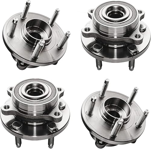 Miniatura 373 de Detroit Axle - Kit de cubos de rodamiento de rueda delantera de 6 piezas para Dodge Dart 2013-2016, Chrysler 200 2015-2017, 2 cojinetes de rueda