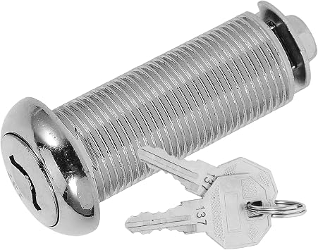 Small Round Lock with Key for Mailboxes and Display Cabinets