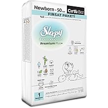 Sleepy Bio Natural Premium Plus Fırsat Paketi Bebek Bezi 1 Numara Newborn 50 Adet