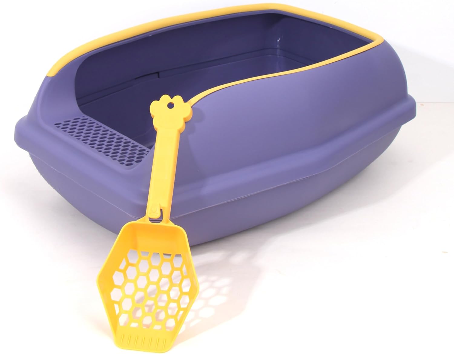 MittShells Premium Cat Litter Tray Durable Plastic Kitty Litter Pen
