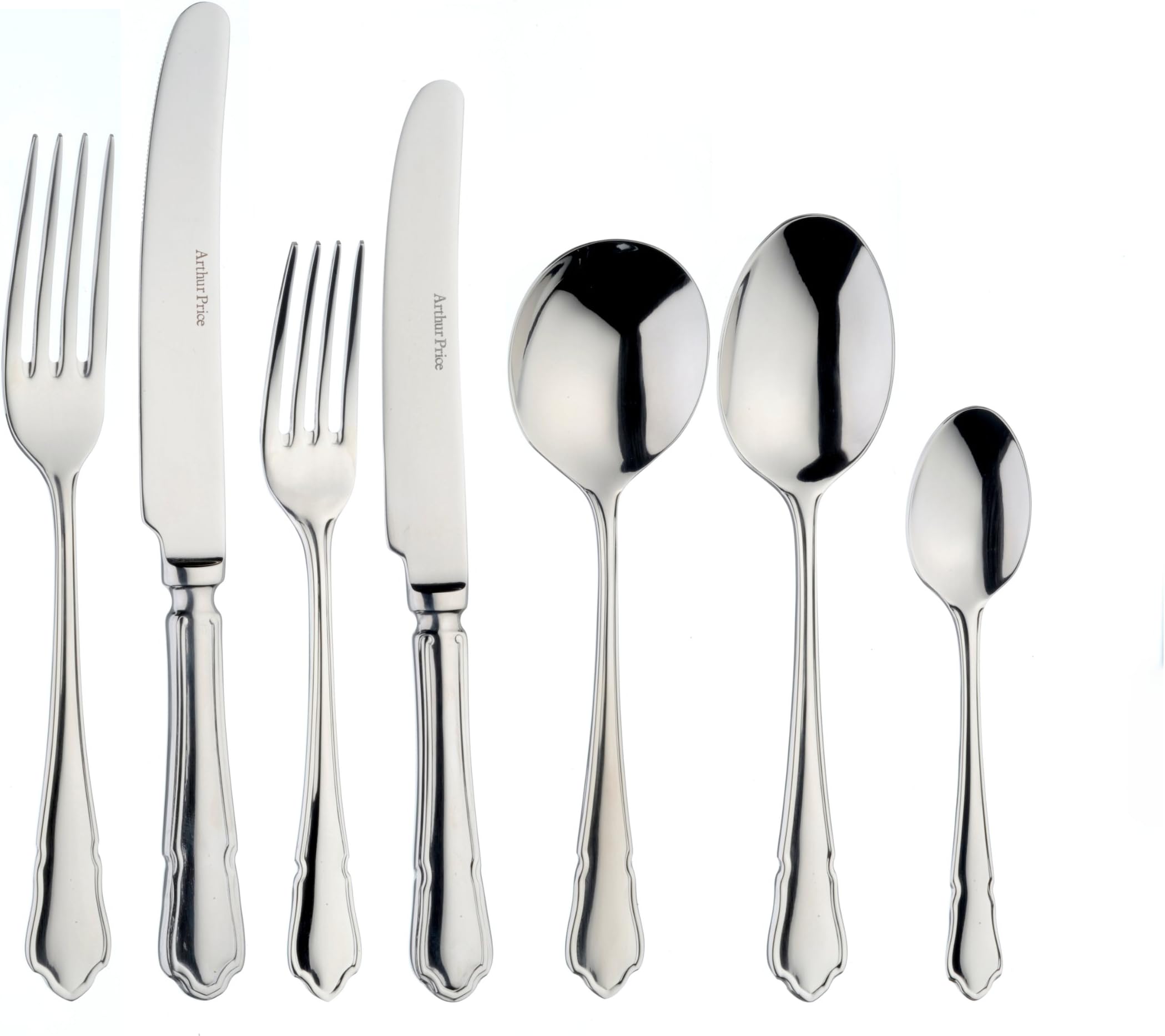 Every Day 44-Piece Dubarry 6-Person Boxed Set, Stainless Steel, Silver, 51 x 31.5 x 6.5 cm
