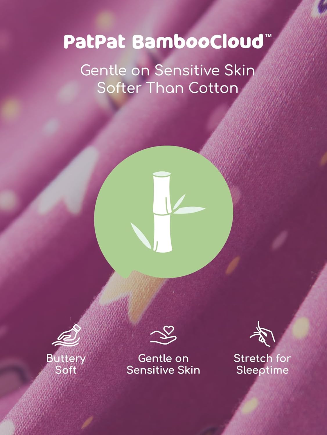 PATPAT Bamboo Viscose Pajama Sets for Toddler Boys & Girls Baby Kids, Ultra-soft Snug fit Pjs Sleepers for Birthday Holiday - Image 4