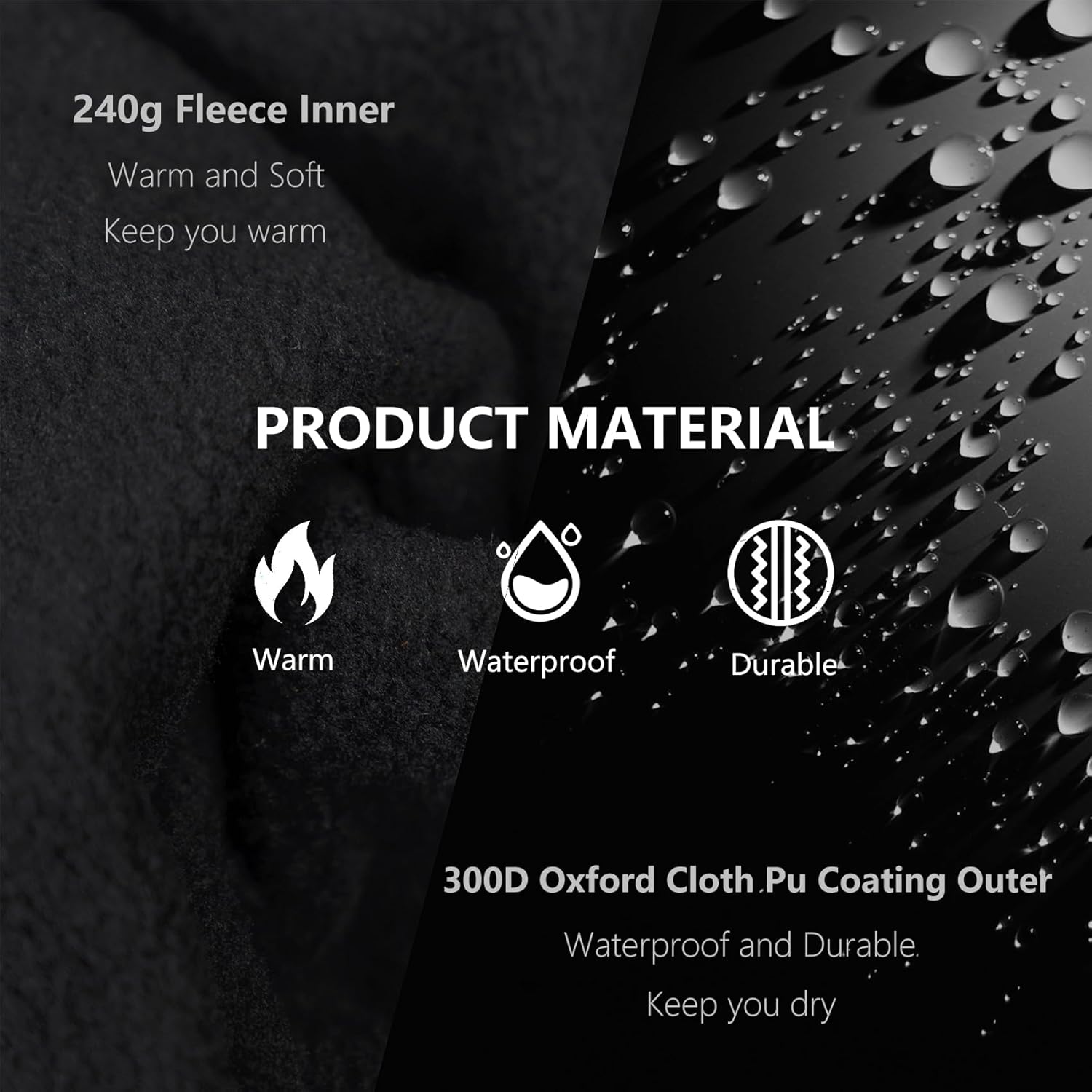 FONIRRA High Visibility Heavy Duty Insulated Winter Jacket for Men Waterproof,Safety Jacket for Men Reflective Big and Tall - Image 6