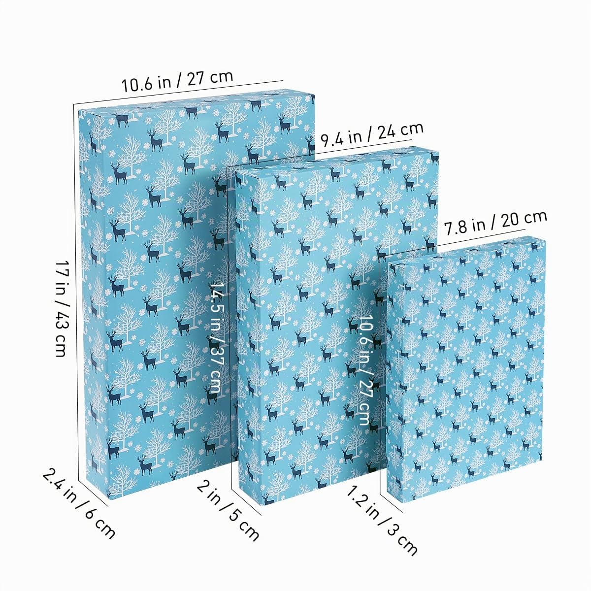 12stück Geschenkbox Weihnachten Mit Deckel: Groß Geschenkverpackung Kraft Pappschachteln Geschenkkarton Mit Deckel Geschenkbox Weihnachten Groß Mit Namensetiketten, Kleidung