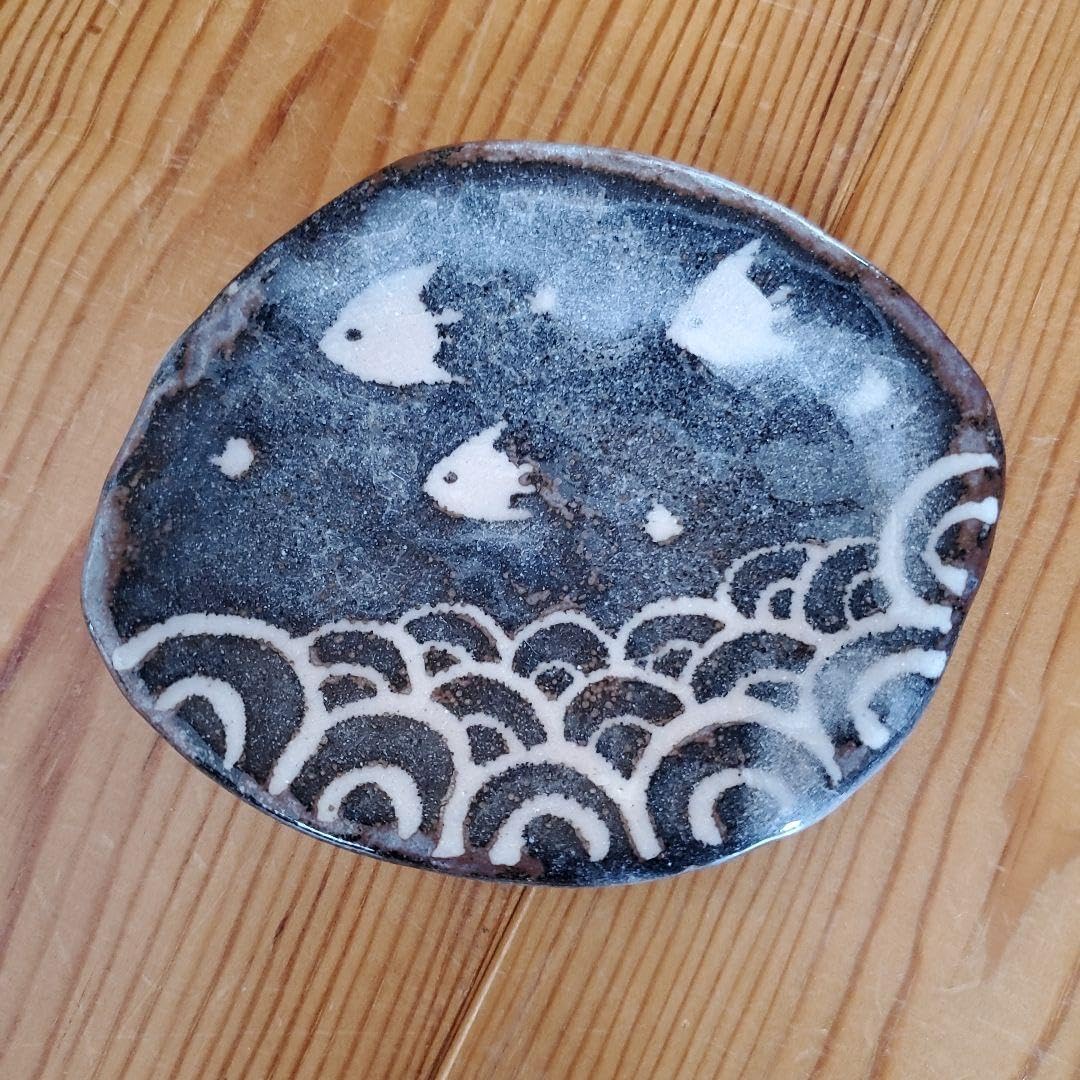 美濃焼 玉山釜 小皿