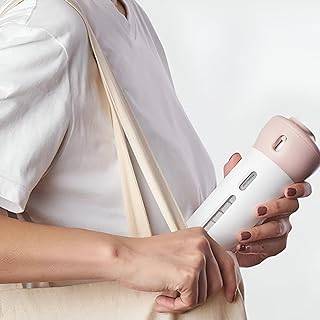 دسبنسر 4 في 1 لمستحضرات التجميل، قابلة لإعادة التعبئة ومصنوعة من البلاستيك المضاد للتسرب، بحجم مثالي للسفر، للوشن والمستحضرات السائلة (عبوة من قطعة واحدة)