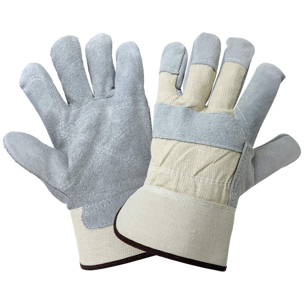 Global Glove 2250ISDP Gunn Cut Leather Inside Double Palm Premium Grade