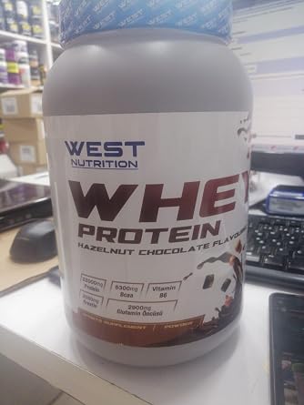 West Nutrition Whey Protein Powder 1200 gr 40 Serving Hazelnuts & chocolate