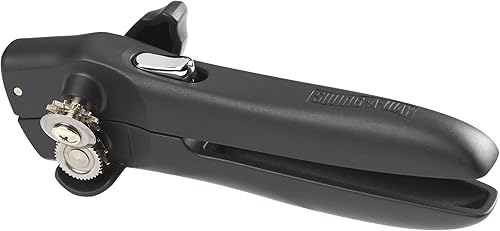 Abrelatas con bloqueo, 7.5", negro