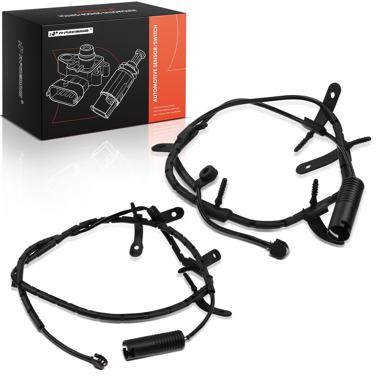 Amazon.com: A-Premium Front and Rear Disc Brake Pad Wear Sensors