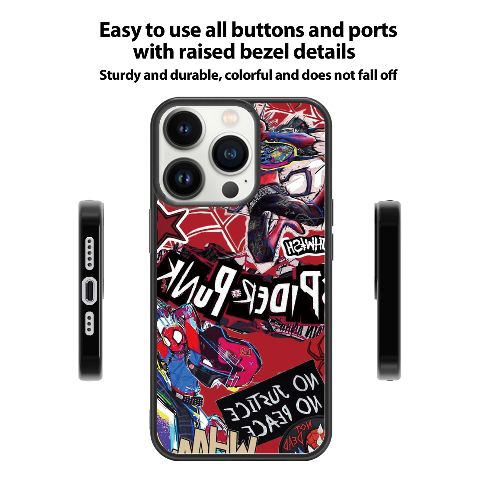 iPhone - シャルマナ NNLEA for iPhone 14 and 13 Case,Anime Red Spider Case Cover