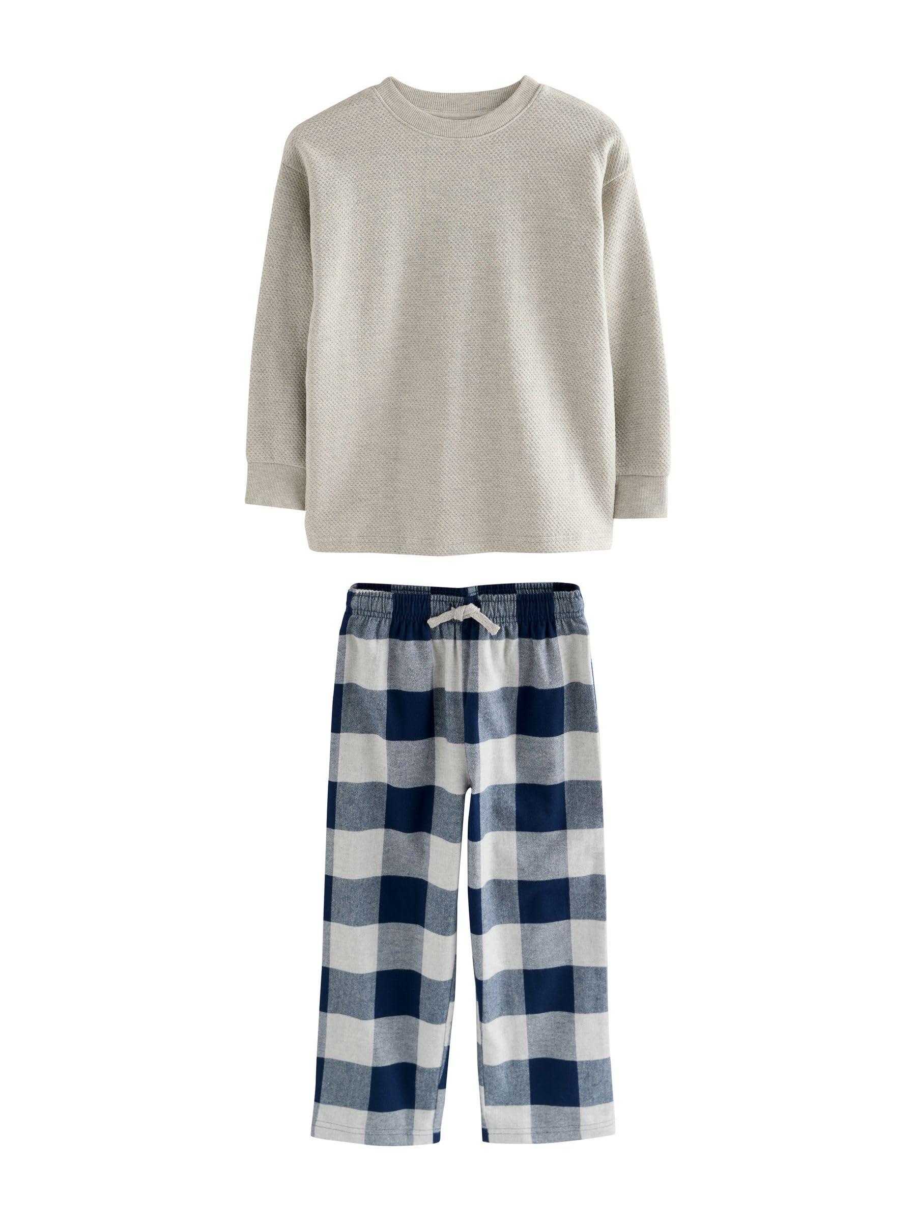 NEXT Jungen Karierte Pyjamas aus Webstoff im 2er-Pack 98-176