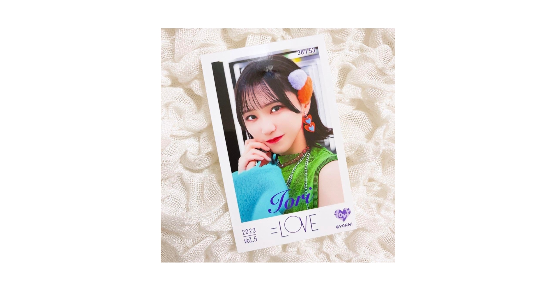 a**様 野口衣織 ミニフォトカード 猫衣装 LOVEミニフォトカード開封🎁 最後泣きました #イコラブ