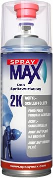Spray Max 2 K Acrylic Filler Medium Grey 400 ml 680036