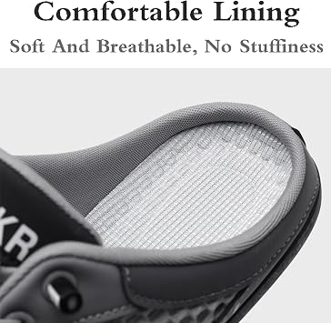 Men'S Backless Sneakers Slip On Shoes,Outdoor All-Match Casual Mule Open Back Sneaker,Lightweight,Fashionable,Breathable,For Daily Outing,Shopping,Work