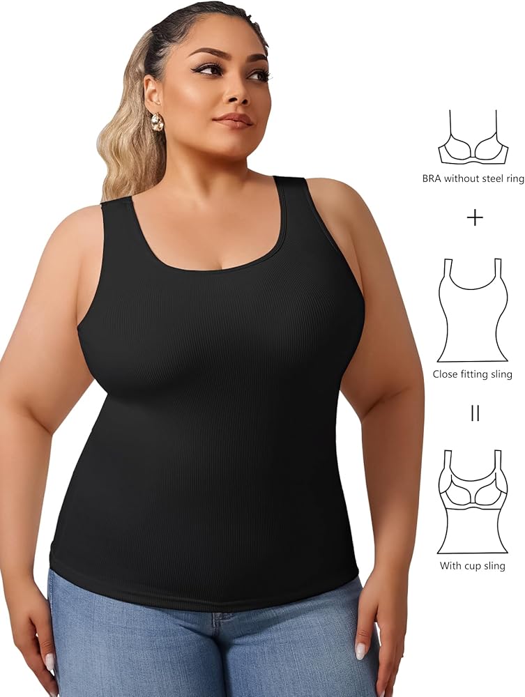 plus size spanx tank top