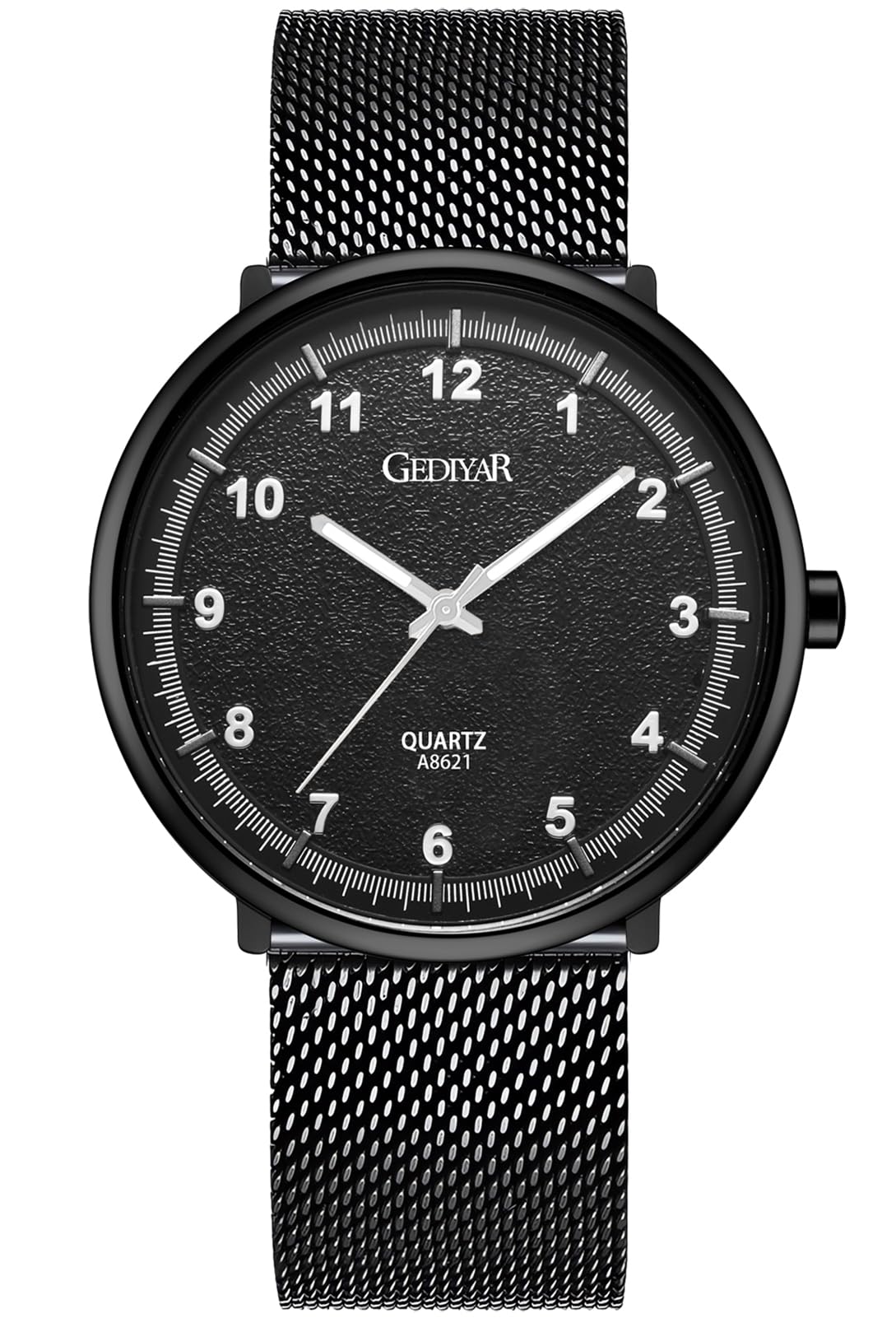 Mens Minimalist Watches with Slim Case Ultra Thin Waterproof Fashion Sports Analog Quartz Simple Wrist Watch for Men