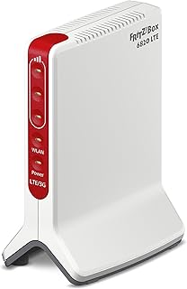 Fritz!Box 6820 LTE International - Modem Router 4G/3G, Ranura para SIM, Wi-Fi N 450 Mbps, 1 Puerto LAN Gigabit, Interfaz en Español