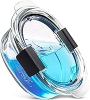 Vista 2 de Rubbermaid Brilliance® - Juego de 6 recipientes redondos de vidrio a prueba de fugas para almacenamiento de alimentos, recipientes para alimentos