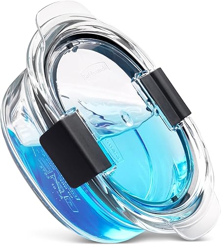 Miniatura 2 de Rubbermaid Brilliance - Juego de 6 recipientes redondos de vidrio a prueba de fugas para almacenamiento de alimentos, recipientes para alimentos con