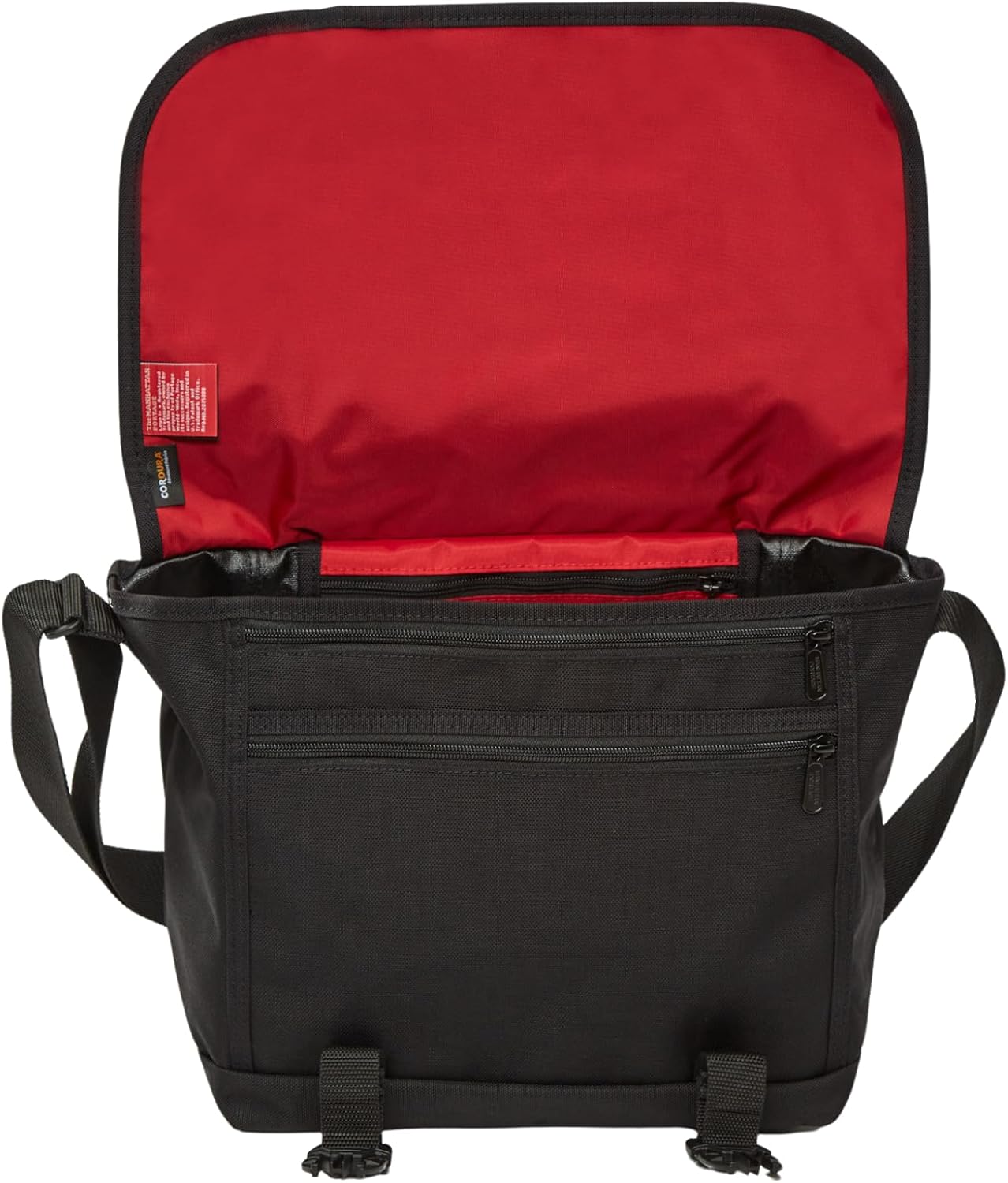 Manhattan Portage NY Messenger Bag With Adjustable Shoulder Strap Water Resistant Zippered Main Compartment 1000D Cordura