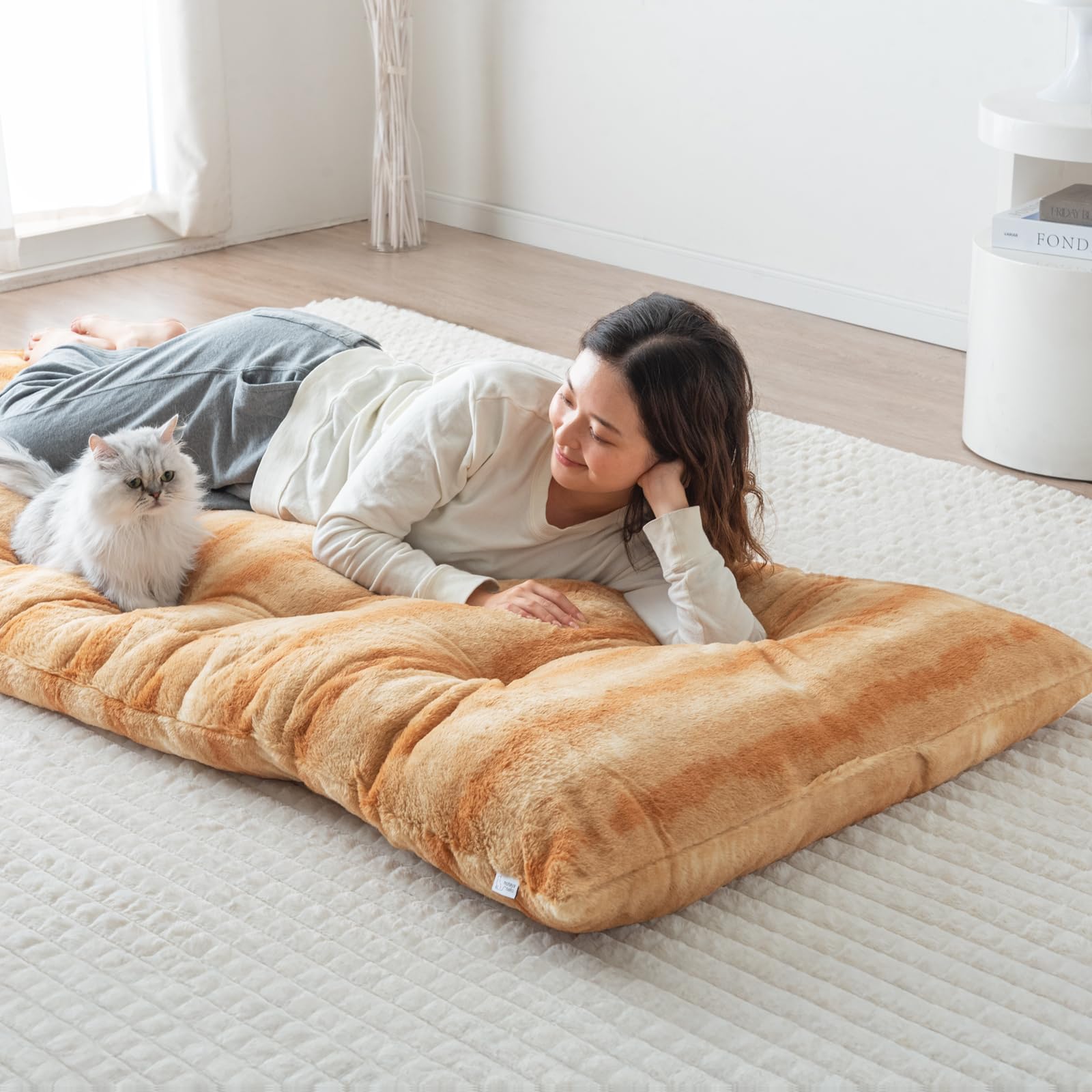 Amazon.co.jp: タンスのゲン ごろ寝マット もはや、ねこ。 80×180cm