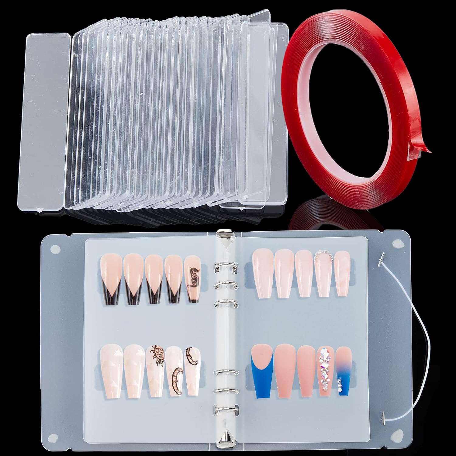 NICENEEDED Acrylic False Nail Display Set