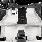 Voiture personnalisée Tapis de sol approprié pour 99.9% camion SUV,tapis de voiture tout temps personnalisé, couverture complète tapis de voitures de luxe, tapis de sol en cuir antidérapant (couleur 11)