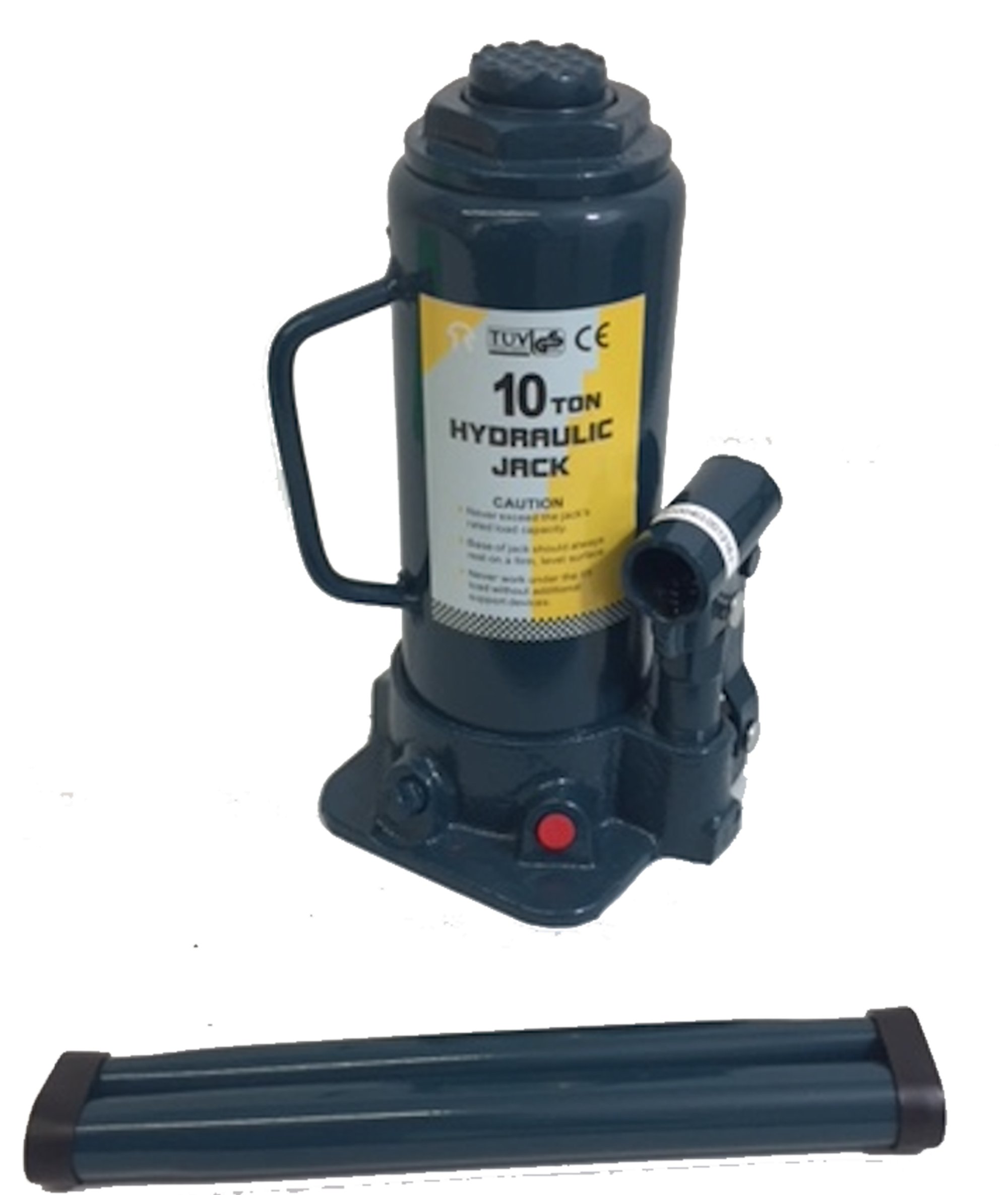 WheelsNBits® 10 Ton tonne 10,000kg Heavy Duty Hydraulic Bottle Jack