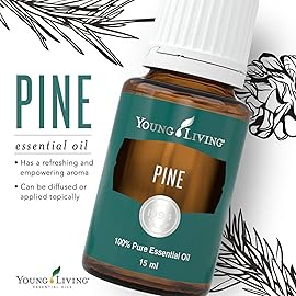 Young Living Pine Essential Oil | 15 ml | Fresh, Woodsy Aroma for DIY Cleaning, Aromatherapy Diffusion, Massage, Meditation, Topical Use (Dilution Required)