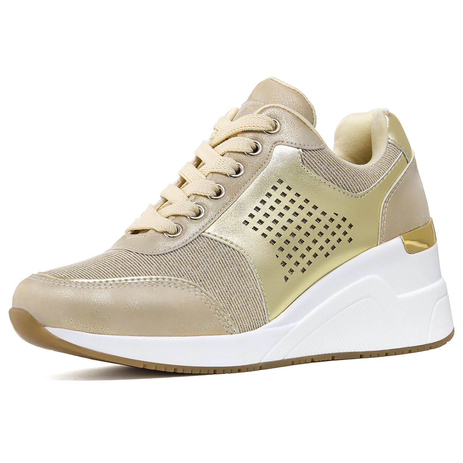 Wedge Sneakers for Women,Fashion Tennis Walking Shoes