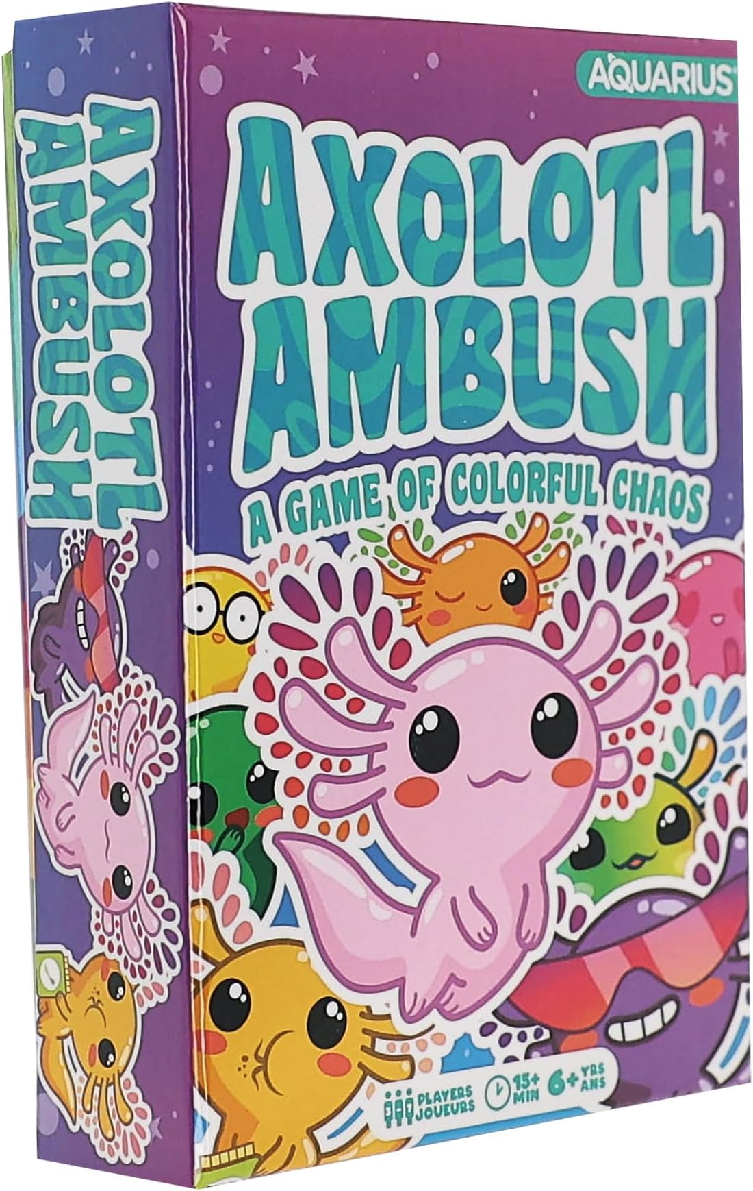 Axolotl Ambush Card Game - Great Family Fun - Ages 6+ - Officially Licensed for Fun - Axolotl Card Game - Merchandise & Collectibles