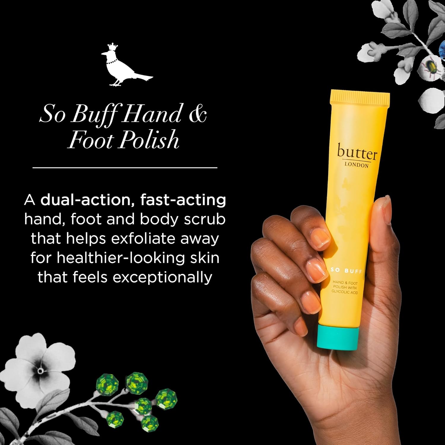 butter LONDON Hand & Foot Skin Care Collection – Exfoliating & Moisturizing Treatments for Dry, Rough Skin – Cruelty-Free