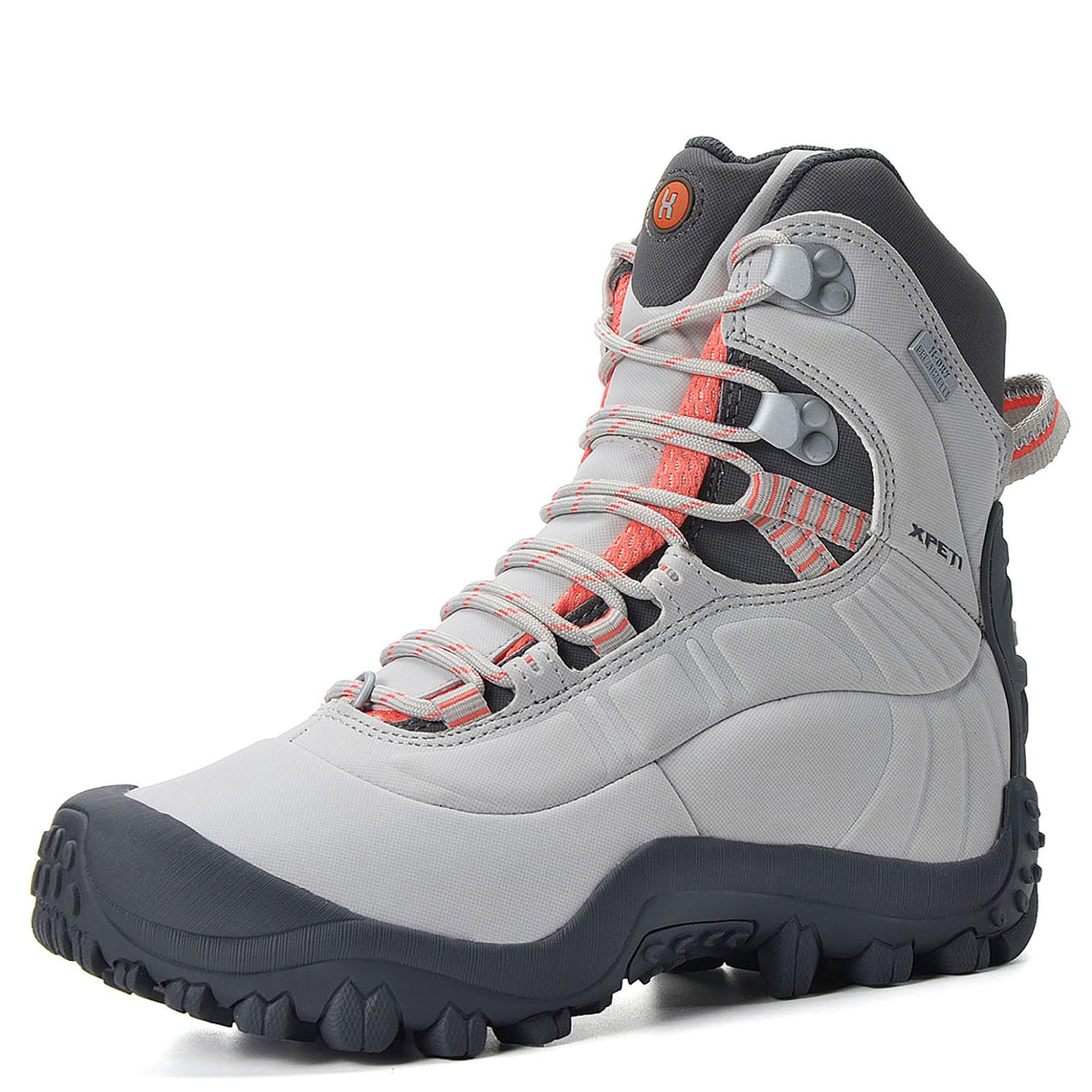 Photo 1 of XPETI Women's Waterproof Hiking Boots - White Size 8
