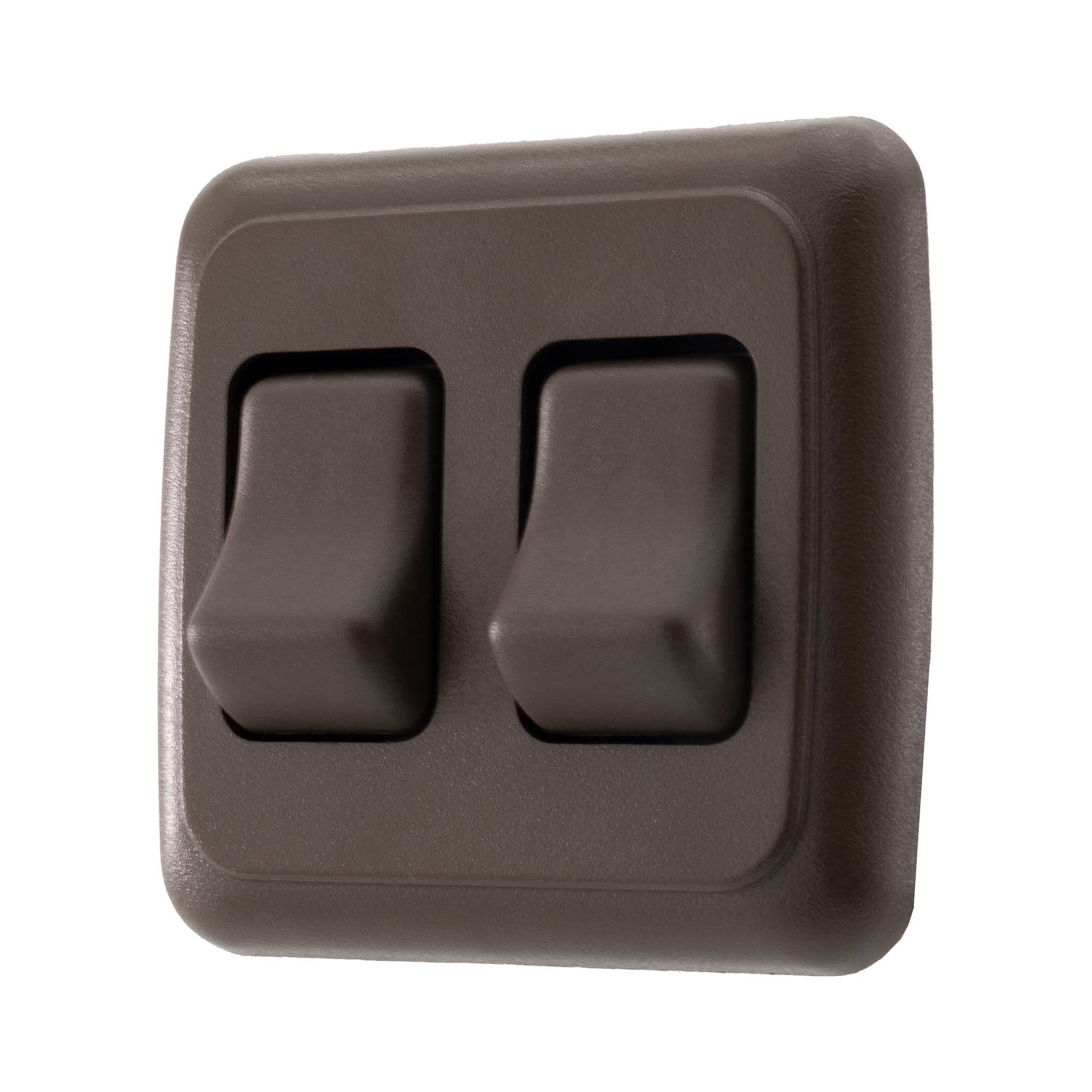 American Technology Components Double SPST On-Off Switch with Bezel, 12-Volt, for RV, Trailer, Camper (Brown)