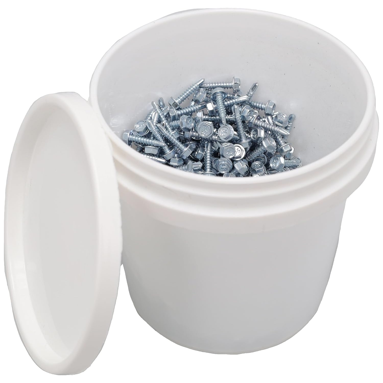 Supplying Demand 86-11224-500PK HVAC Self-Tapping Sheet Metal Screws - Size 8 x 3/4 in. - 1/4 in. Hex Head