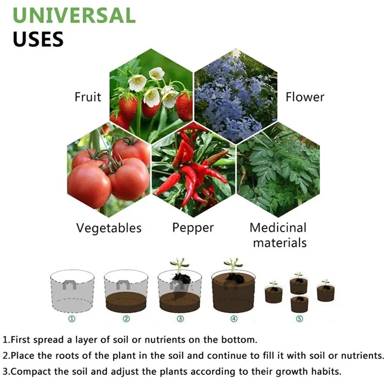 2 uds Bolsa for Plantar en jardín, for Cultivo de Fieltro, Maceta Rectangular for vivero, for Flores al Aire Libre, contenedor for plantación Verduras para Cultivar Frutas(Green,31Gallons100x60x20cm)