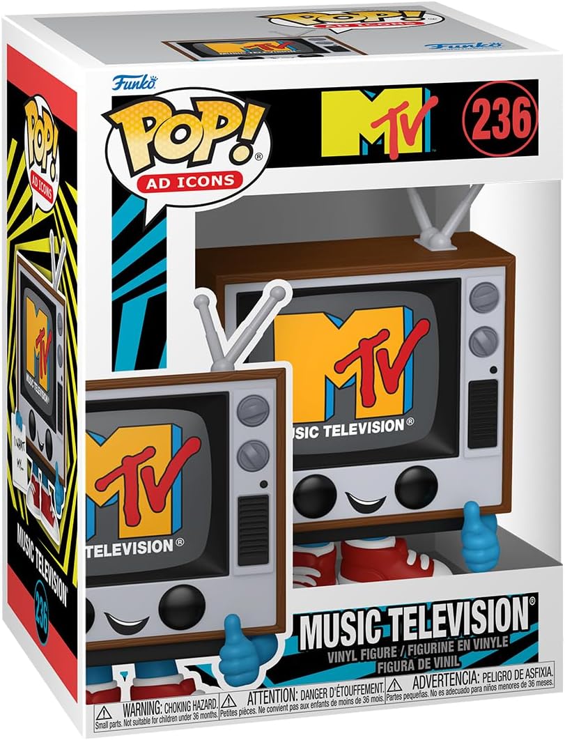 POP! Ad Icons: MTV - MTV Logo - Collectable Vinyl Figure - Gift Idea - Official Merchandise - for Kids & Adults - Ad Icons Fans - Model Figure for Collectors and Display