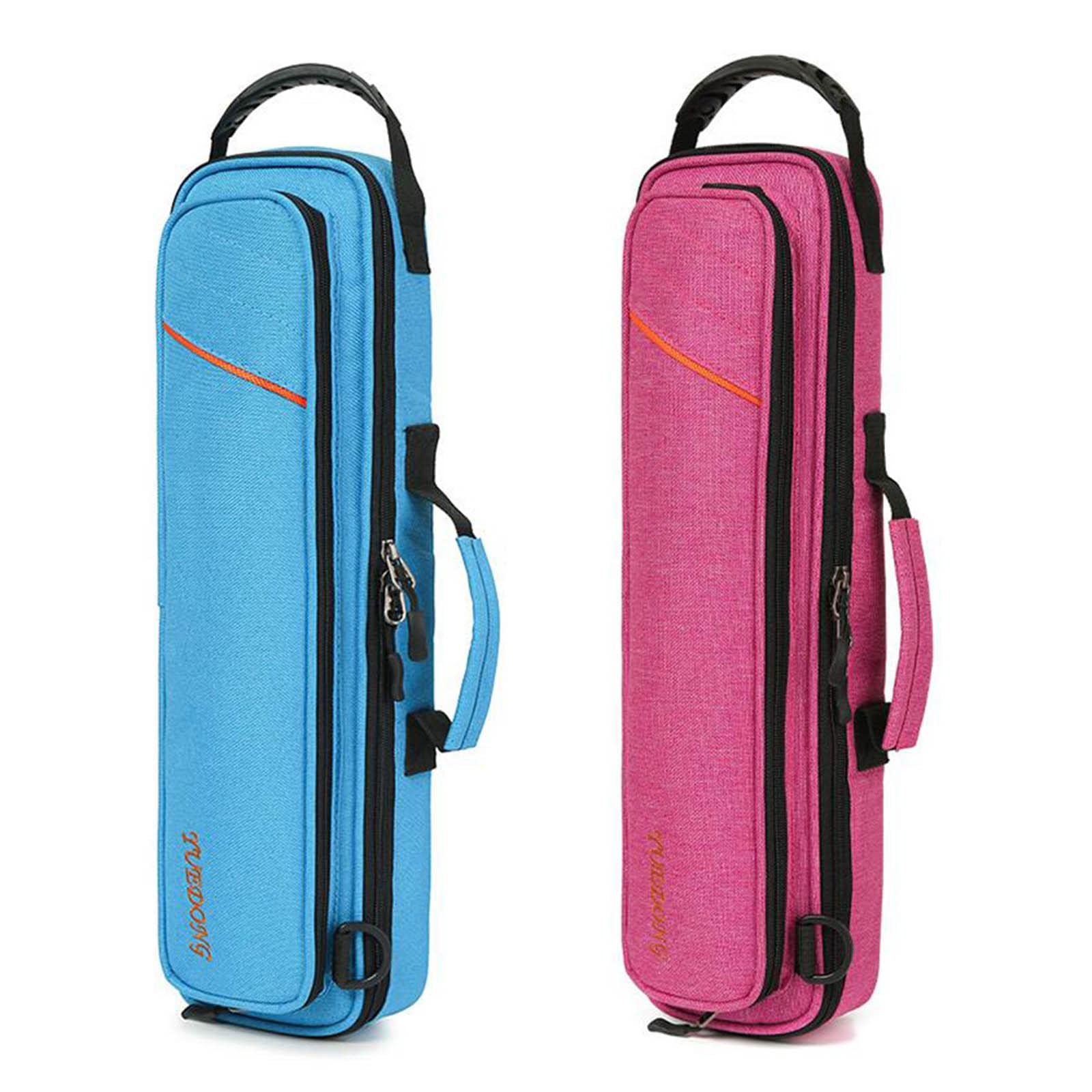 F Fityle Estuche para Flauta Ligero Accesorios para Flauta Portátil Resistente Al, Rojo