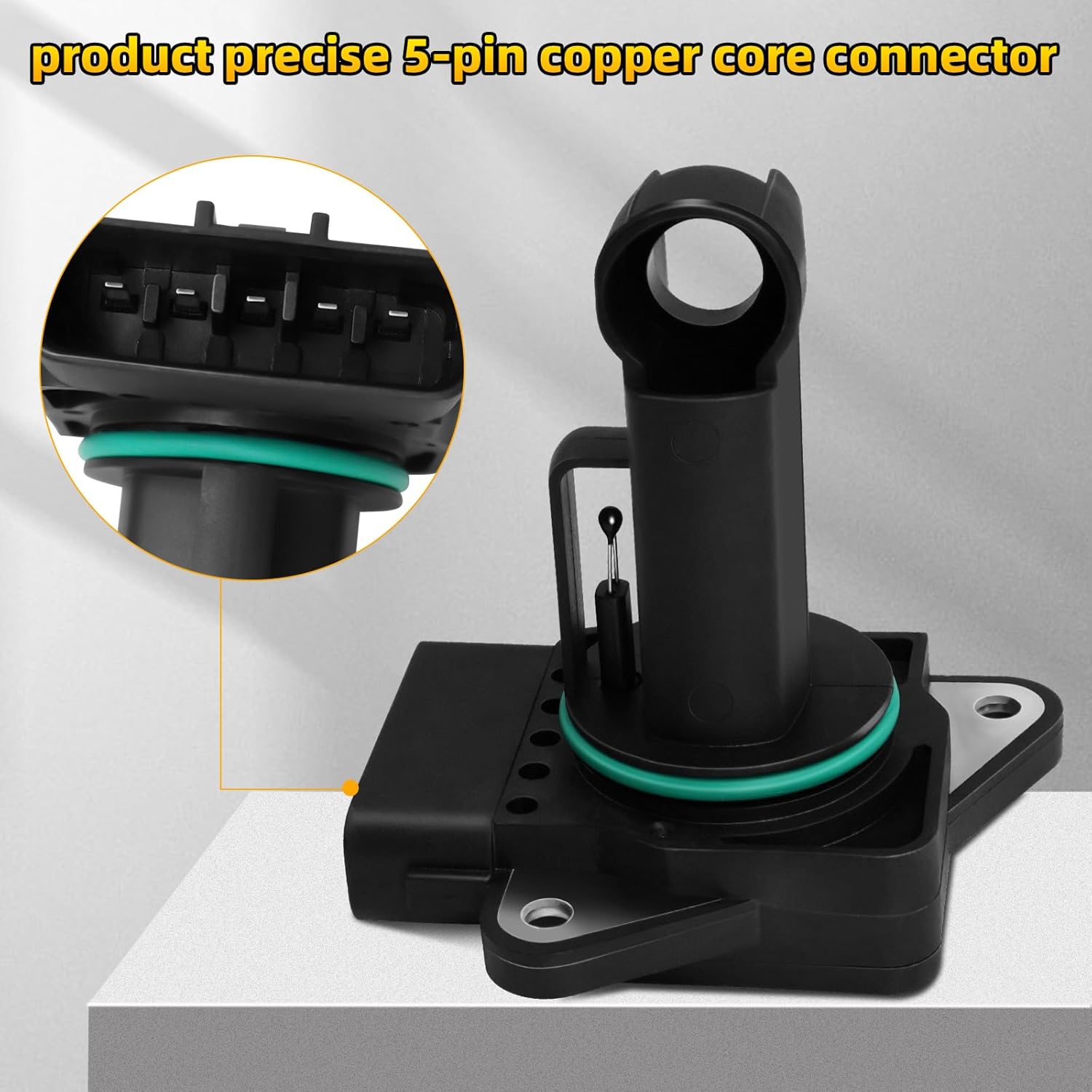 22204-21010 Mass Air Flow Sensor Compatible with Toyota 4runner 3.4L 99-09, Avalon 3.0L 00-05,Corolla 1.8L 03-08,Lexus GS300/ES330/RX300 3.0L, Highlander 01-10,Replaces OE# 22204-07010