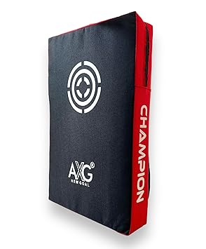 AXG Champion Target (12x18 inch) for Boxing/Taekwondo/MMA/Muay Thai Kicking Shield (Multicolor)