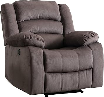 Power Recliner Chair, Home Theater Seating Oversized Electric Overstuffed Reclining Chair, Sofa with Comfortable Armchair Living Room Single Sofa Seat Nursery Lounge Chair