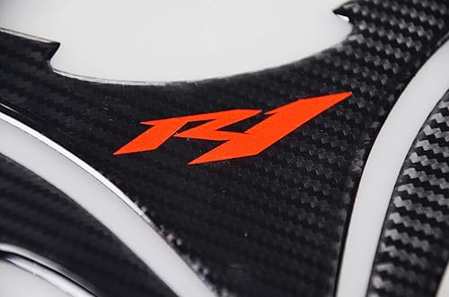 Miniatura 3 de Protector de tanque de gasolina para motocicleta, almohadilla de tanque con abrazadera superior, almohadilla triple para árbol apto para R1