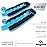 Ankle Weights for Women, Men and Kids - 4 LBS x 2 Strength Training Wrist/Leg/Arm Weight with Adjustable Strap for Jogging, Gymnastics, Aerobics, Physical Therapy (Sky Blue)