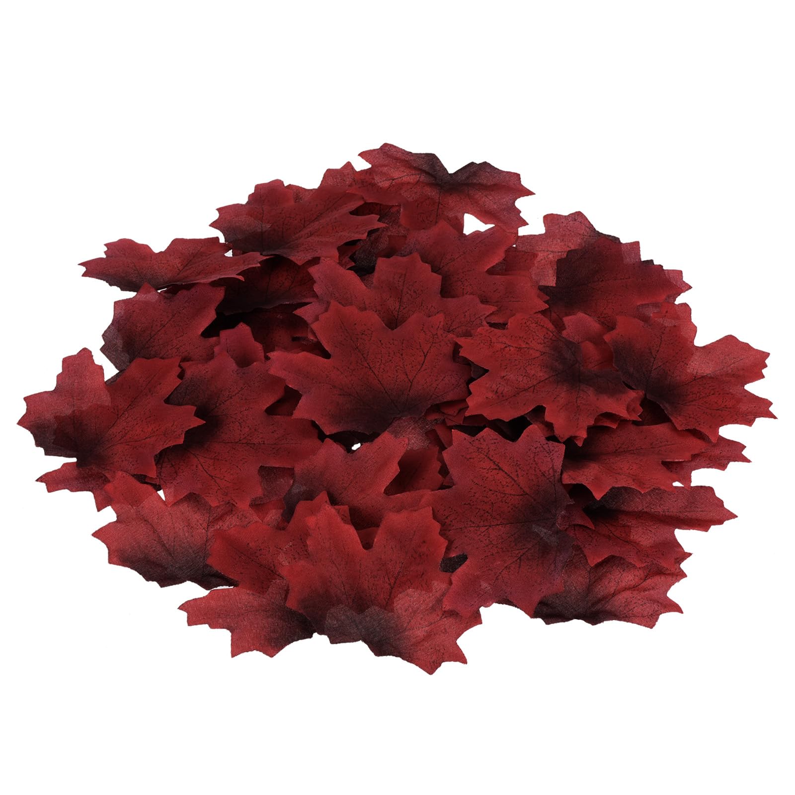 M METERXITY 200 Pack Artificial Maple Leaf, Fake Leaf Decoration Create Autumn Atmosphere
