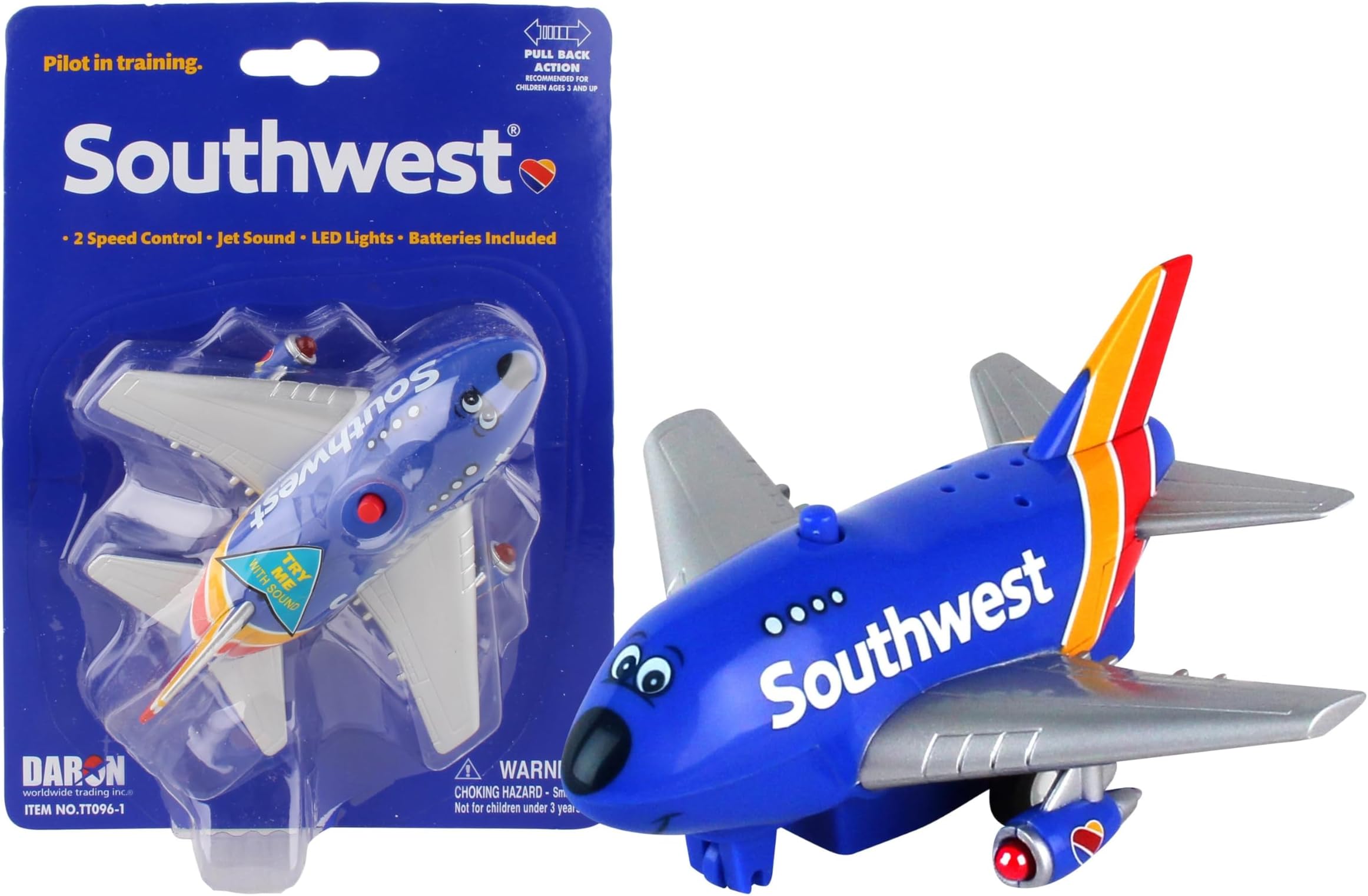 Daron SOUTHWEST PULLBACK W/LIGHT & SOUND HEART LIVERY