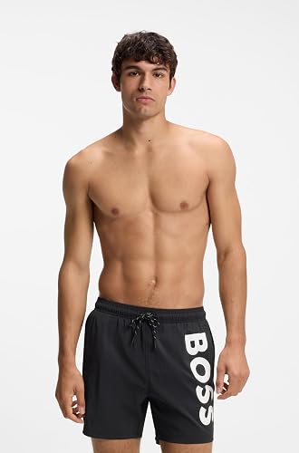 BOSS Hommes Octopus Short de Bain à séchage Rapide et Logo imprimé Vertical - 2