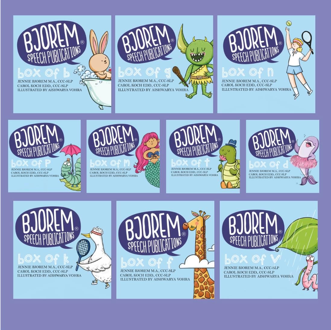 Amazon.com: Bjorem Speech® Box of Sounds Bundle - Comprehensive Speech ...