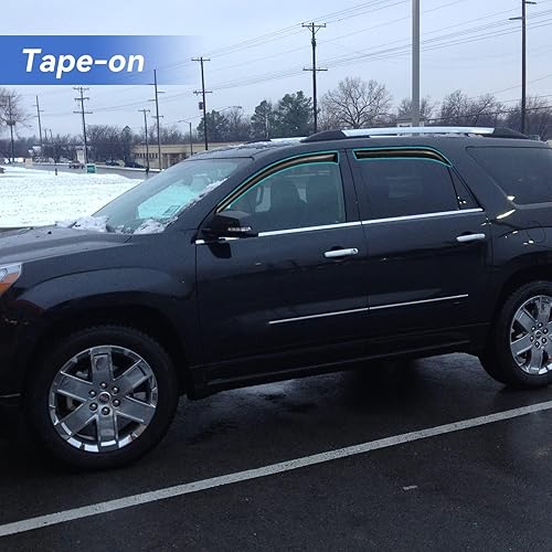 Miniatura 760 de Visores protectores de lluvia para ventana, deflectores de viento de canal exterior