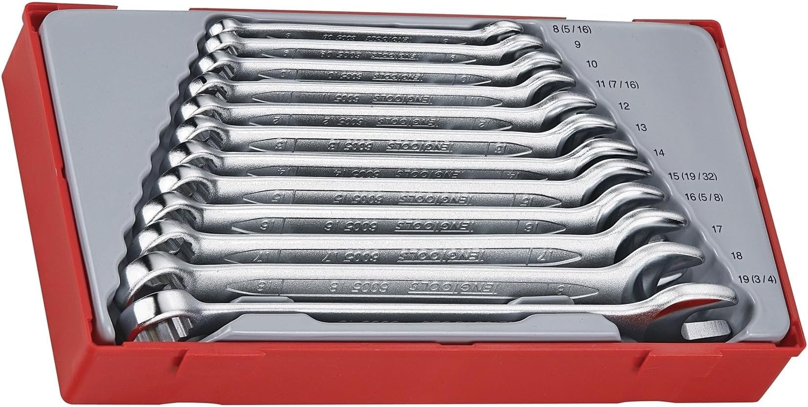 Teng TT1236Metric Combination Spanner Set (12 Pieces)